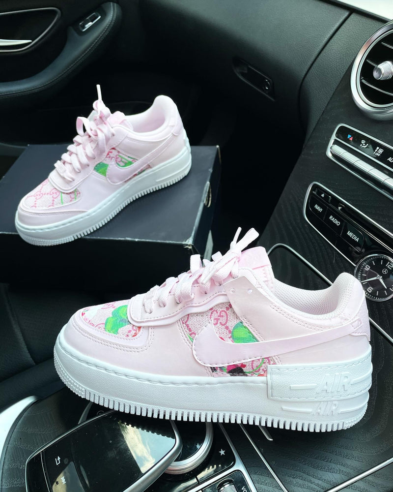 Nike Air Force 1 Shadow • Pink Foam | Pink Floral GG
