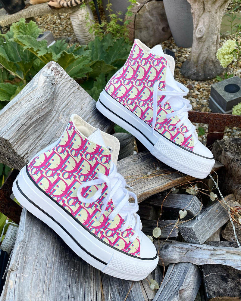 Chuck Taylor All Star Platform Converse • White | Candy CD