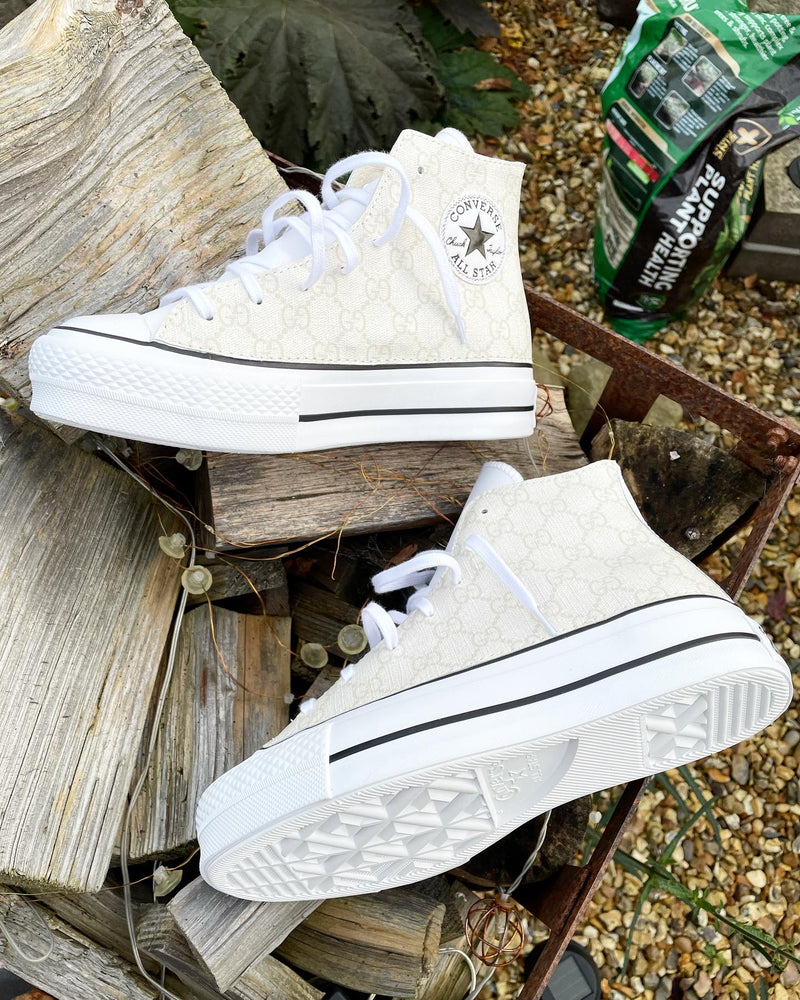 Chuck Taylor All Star Platform Converse • White | White GG