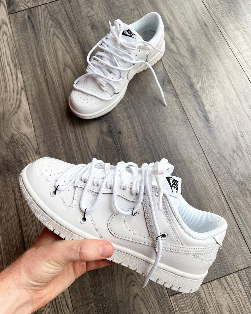 Nike Low Dunks • White | White Lace
