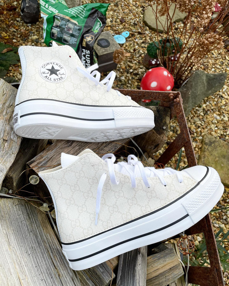 Chuck Taylor All Star Platform Converse • White | White GG
