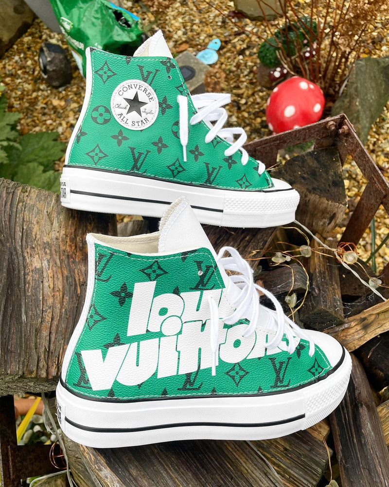 Chuck Taylor All Star Platform Converse • White | Hulk Mon