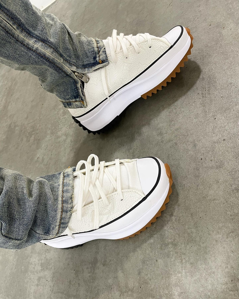 Chuck Taylor All Star Platform Converse Hike Low • White | White Embossed