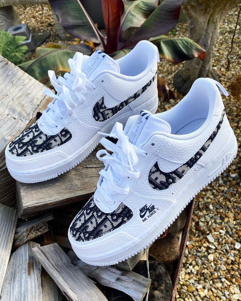 SIZE: 6 UK | Nike Air Force 1 ‘20 - White | Blue • Dior