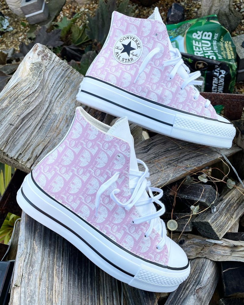 Chuck Taylor All Star Platform Converse • White | Pink CD