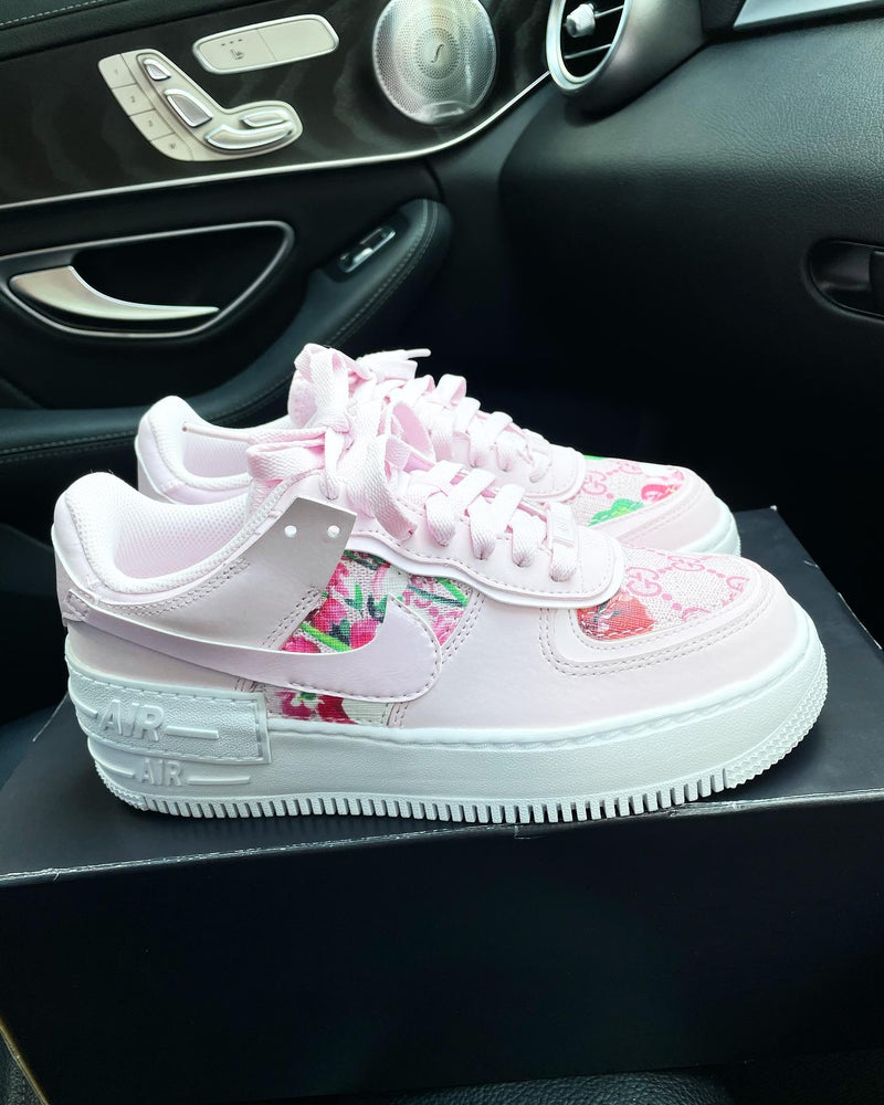 Nike Air Force 1 Shadow • Pink Foam | Pink Floral GG