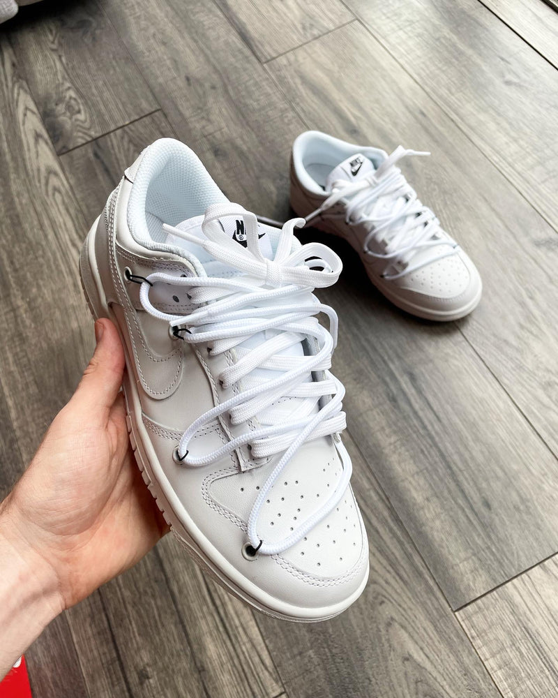 Nike Low Dunks • White | White Lace