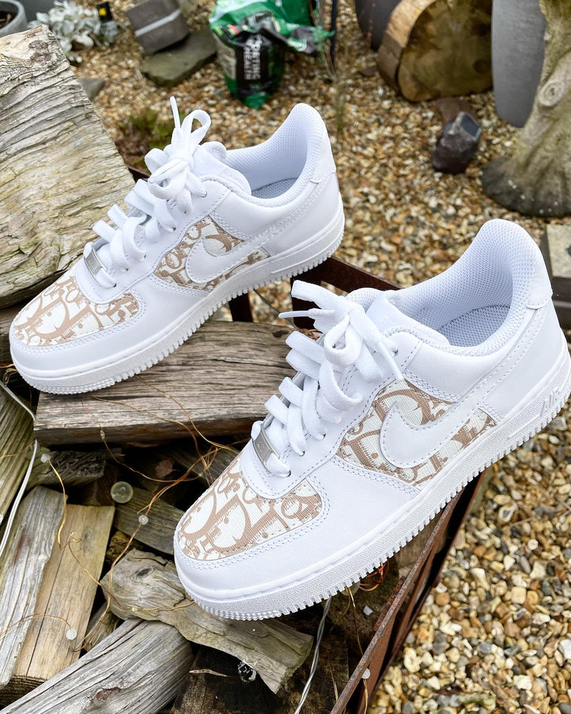 Air Force 1 - White | Light Brown • CD