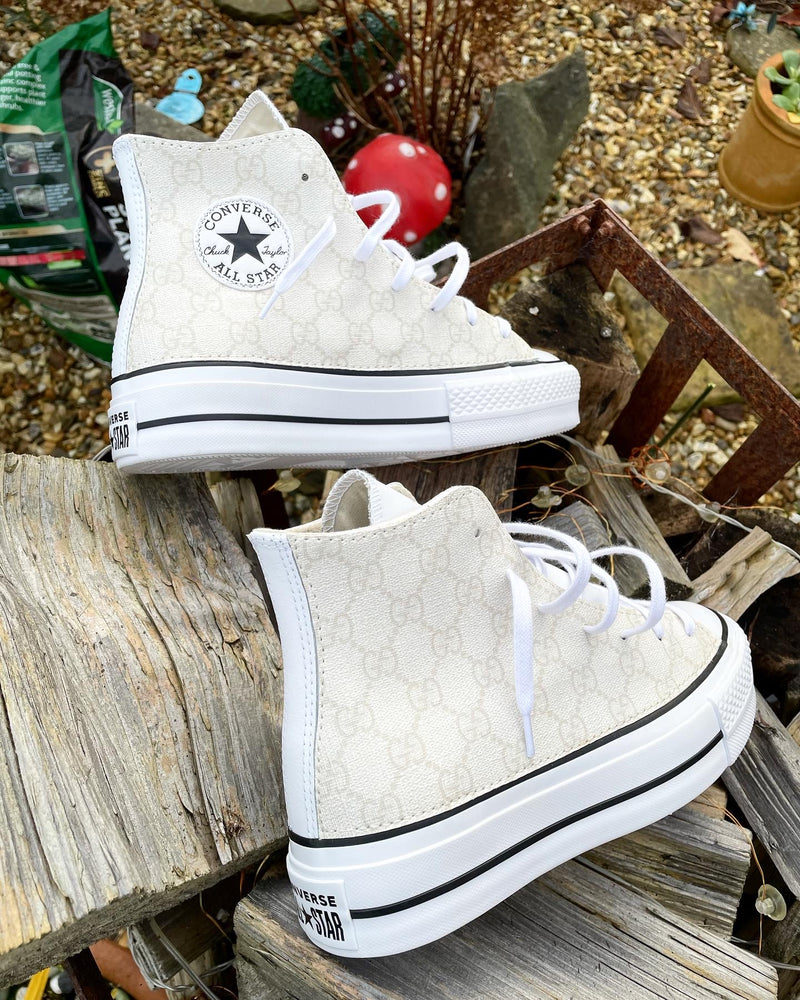 Chuck Taylor All Star Platform Converse • White | White GG