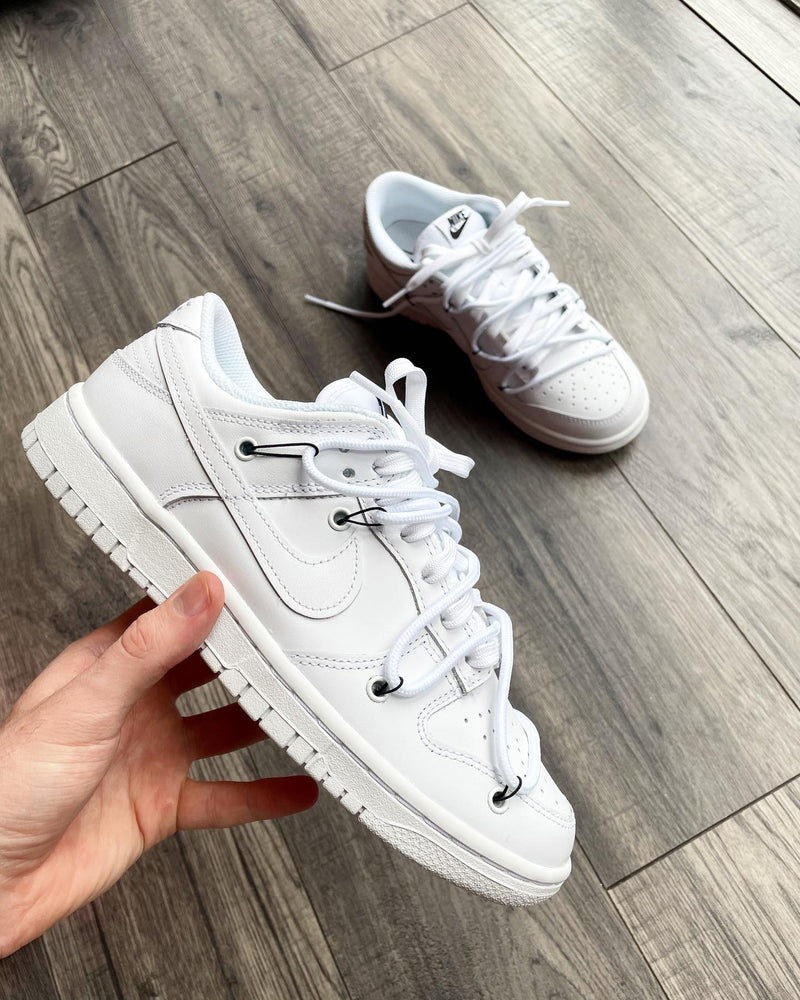 Nike Low Dunks • White | White Lace