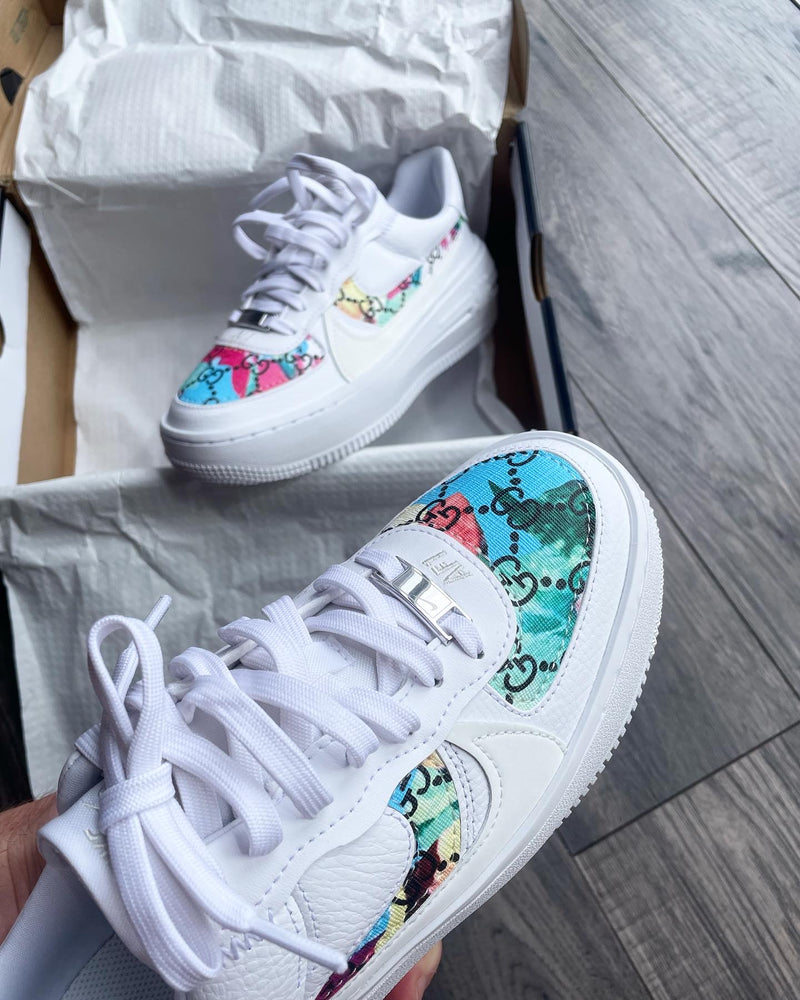 Nike Air Force 1 PLT • White | Multi GG