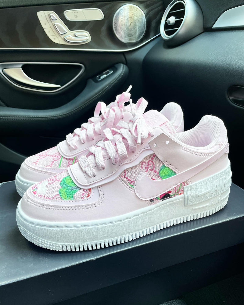 Nike Air Force 1 Shadow • Pink Foam | Pink Floral GG