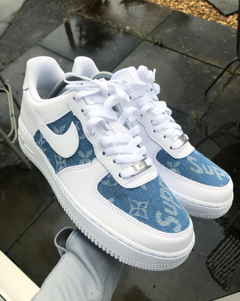 Air Force 1 - White | Denim Blue