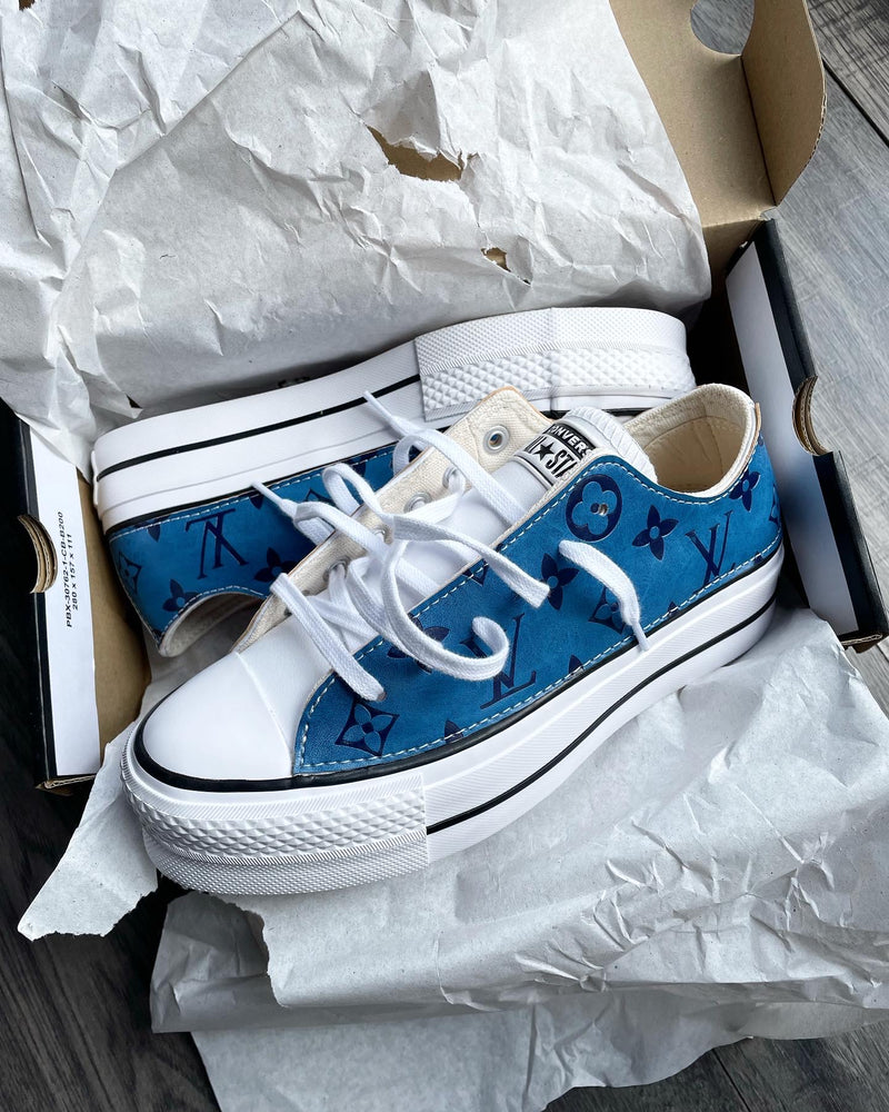 Converse Platform Low • Vintage Blue M