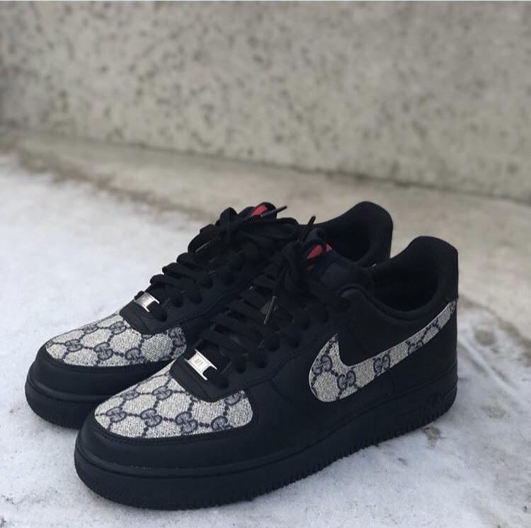 Air Force 1 - Black | Grey • GG